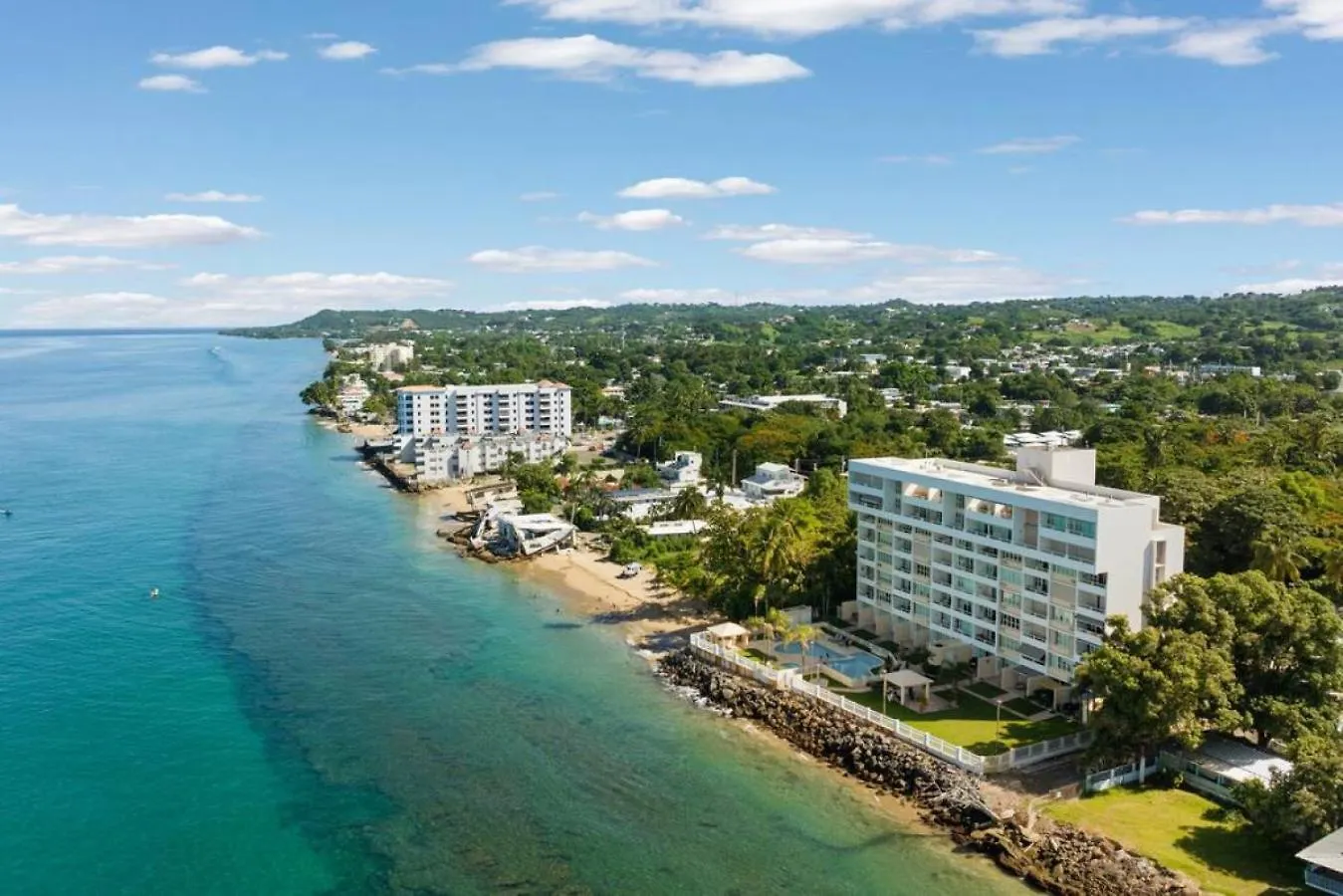 Beachfront 5Th Floor At Pelican Reef Rincón Lägenhet